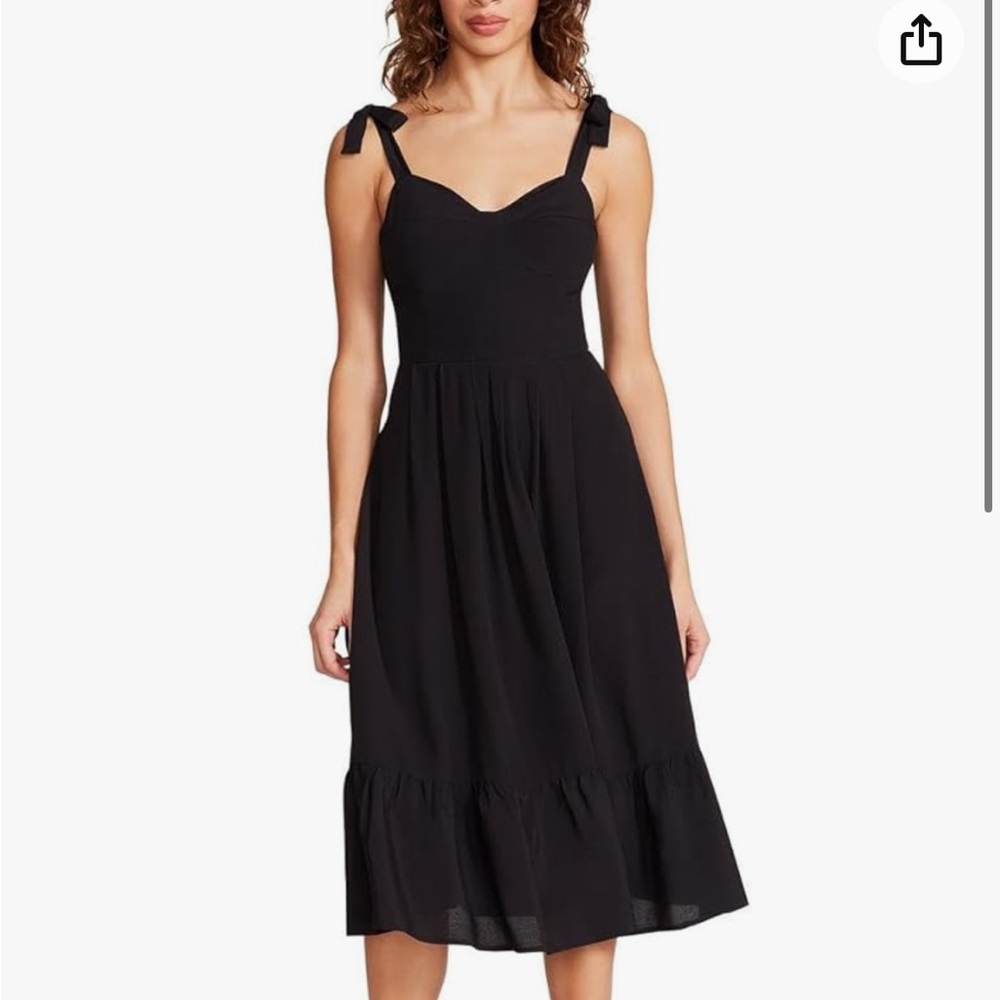 black midi dress steve madden